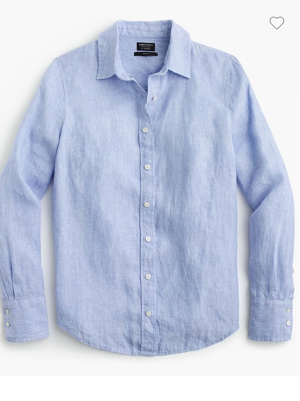 JCrew Baird McNutt Irish Linen Shirt 
French Blue 4
 

True color= cover pic
EUC
